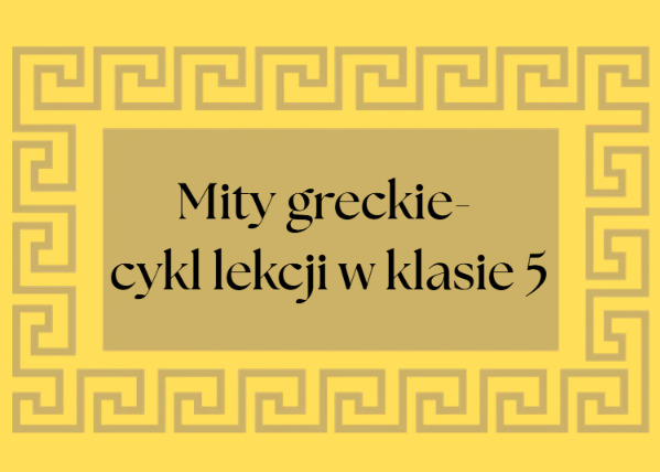 Zdjęcie materiału „Mity greckie”